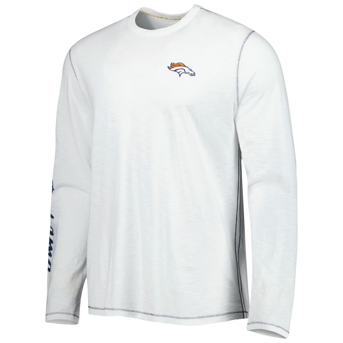 Denver Broncos Tommy Bahama Laces Out Billboard Long Sleeve T-Shirt