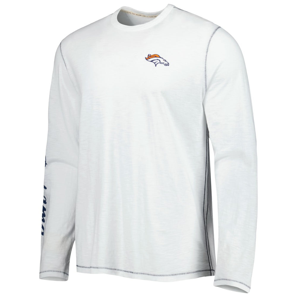 Denver Broncos Tommy Bahama Laces Out Billboard Long Sleeve T-Shirt