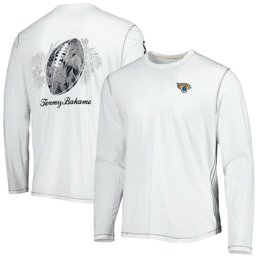 Jacksonville Jaguars Tommy Bahama Laces Out Billboard Long Sleeve T-Shirt