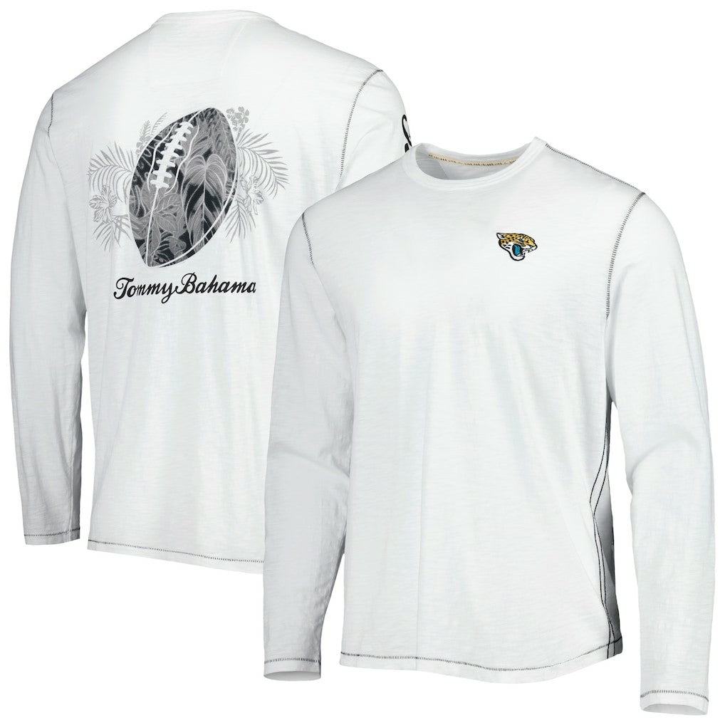 Jacksonville Jaguars Tommy Bahama Laces Out Billboard Long Sleeve T-Shirt