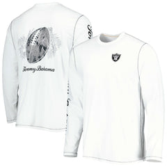Las Vegas Raiders Tommy Bahama Laces Out Billboard Long Sleeve T-Shirt