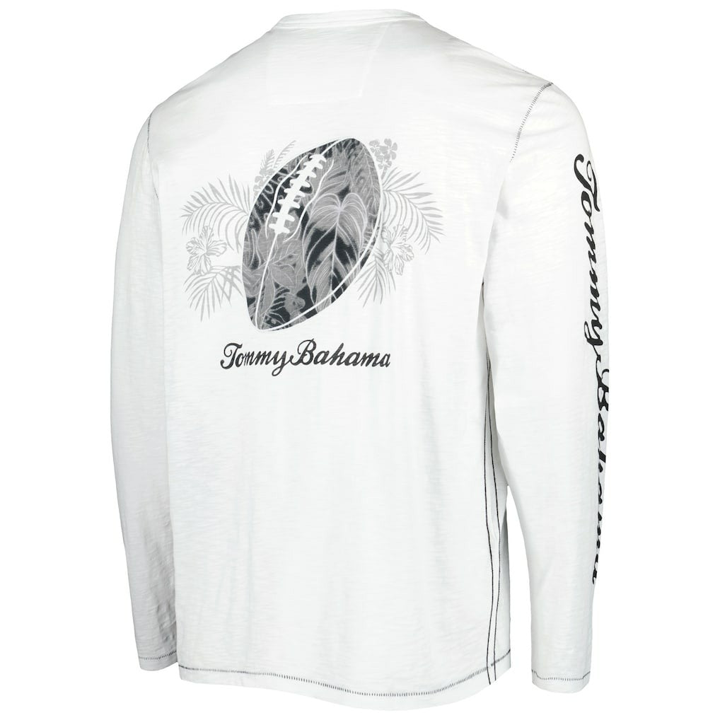 Minnesota Vikings Tommy Bahama Laces Out Billboard Long Sleeve T-Shirt