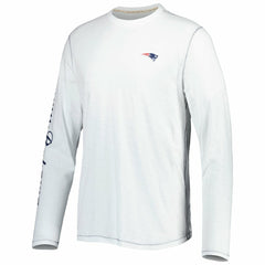 New England Patriots Tommy Bahama Laces Out Billboard Long Sleeve T-Shirt