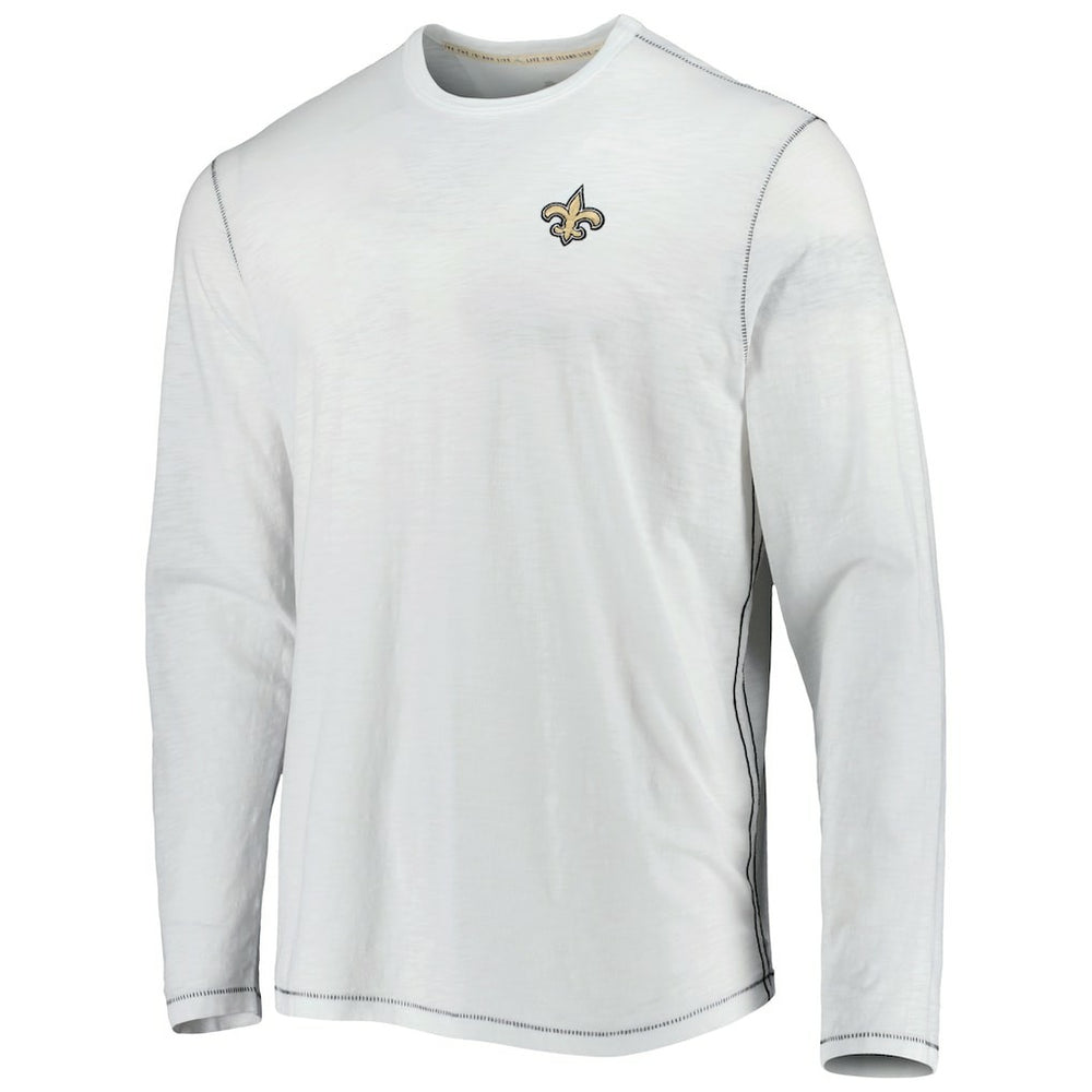 New Orleans Saints Tommy Bahama Laces Out Billboard Long Sleeve T-Shirt