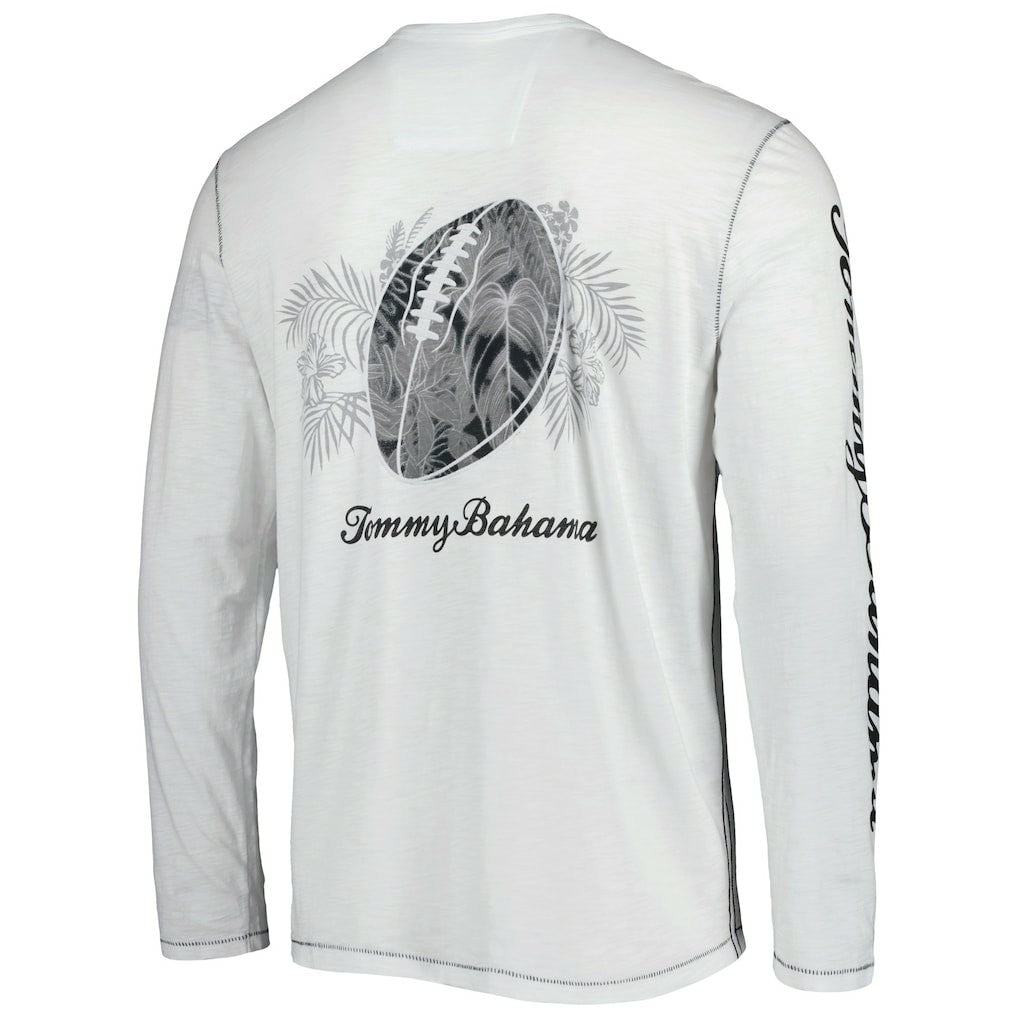New Orleans Saints Tommy Bahama Laces Out Billboard Long Sleeve T-Shirt