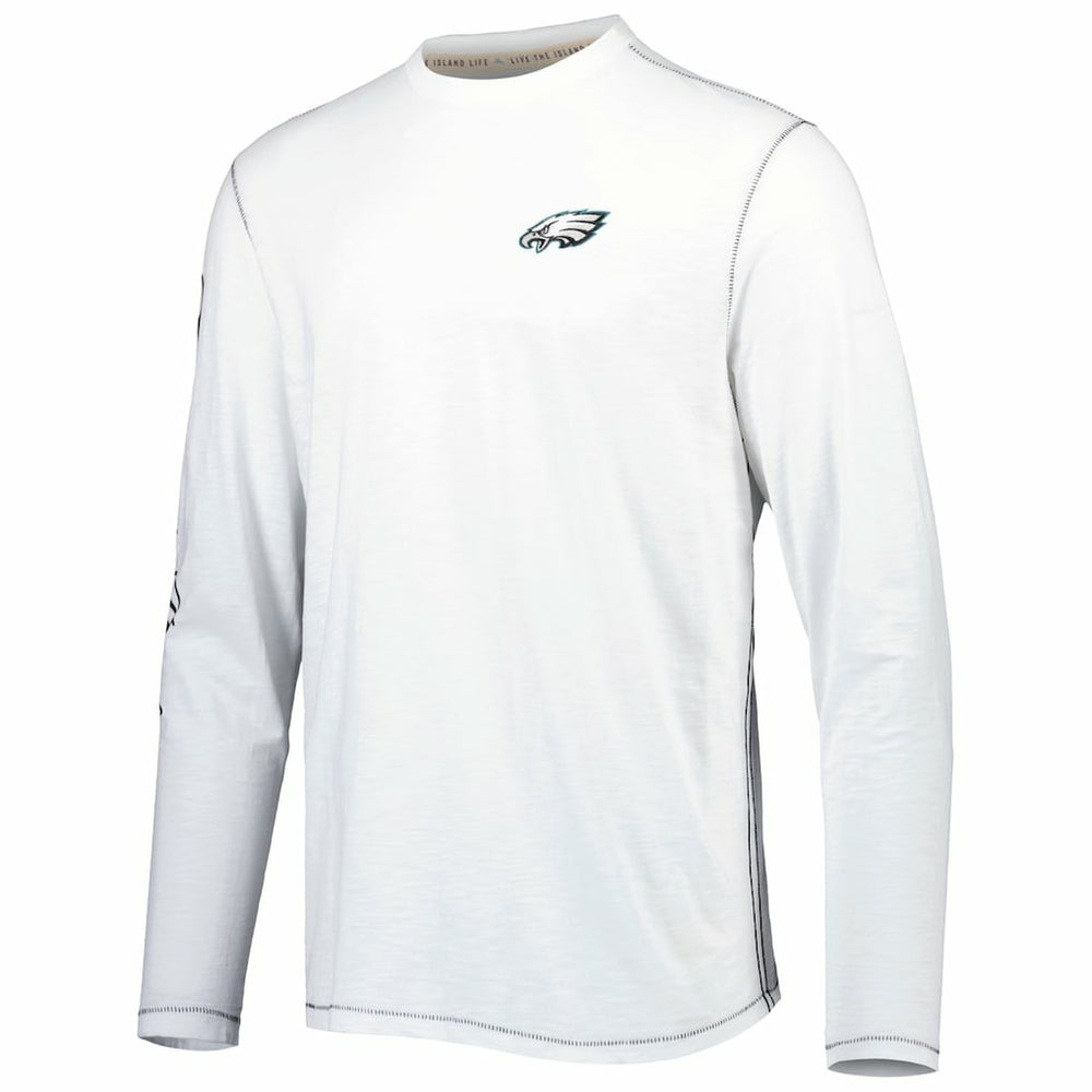 Philadelphia Eagles Tommy Bahama Laces Out Billboard Long Sleeve T-Shirt