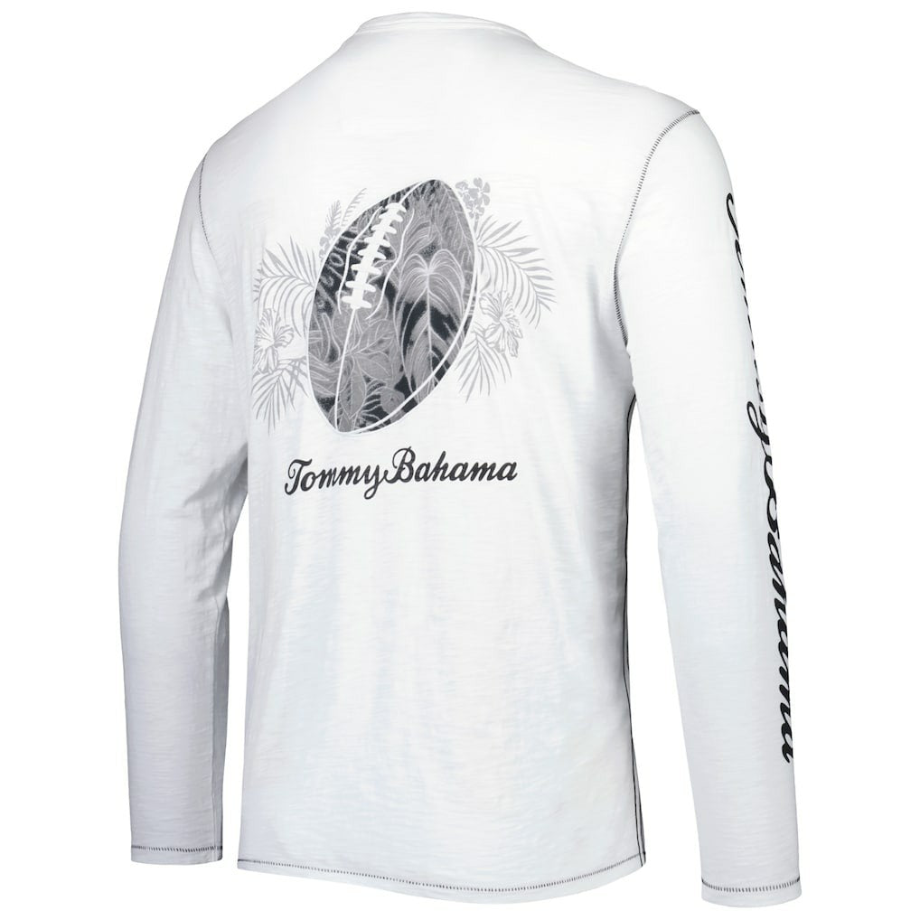 Philadelphia Eagles Tommy Bahama Laces Out Billboard Long Sleeve T-Shirt