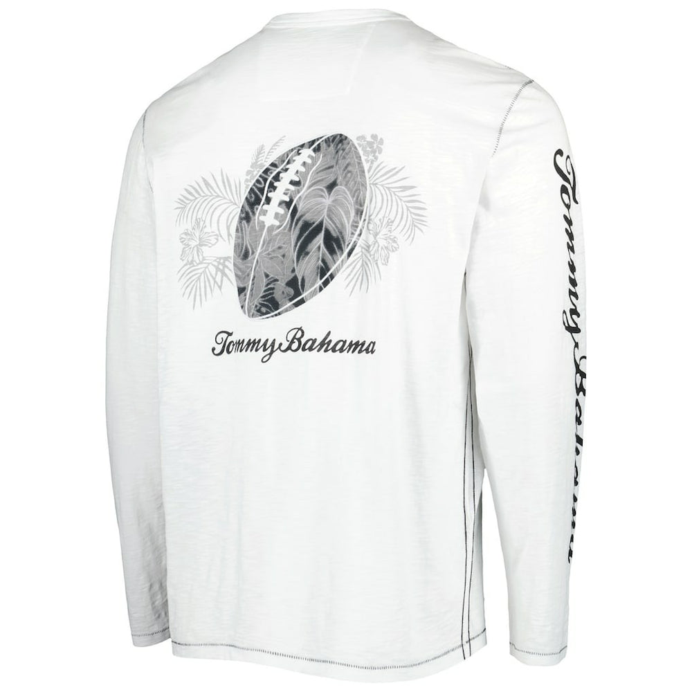 Pittsburgh Steelers Tommy Bahama Laces Out Billboard Long Sleeve T-Shirt