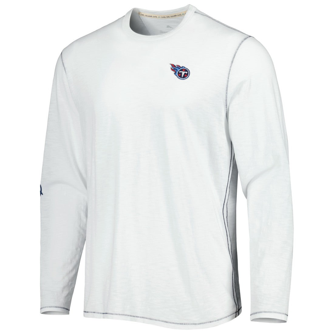 Tennessee Titans Tommy Bahama Laces Out Billboard Long Sleeve T-Shirt