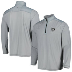 Las Vegas Raiders Tommy Bahama On Deck IslandZone Half-Zip Jacket