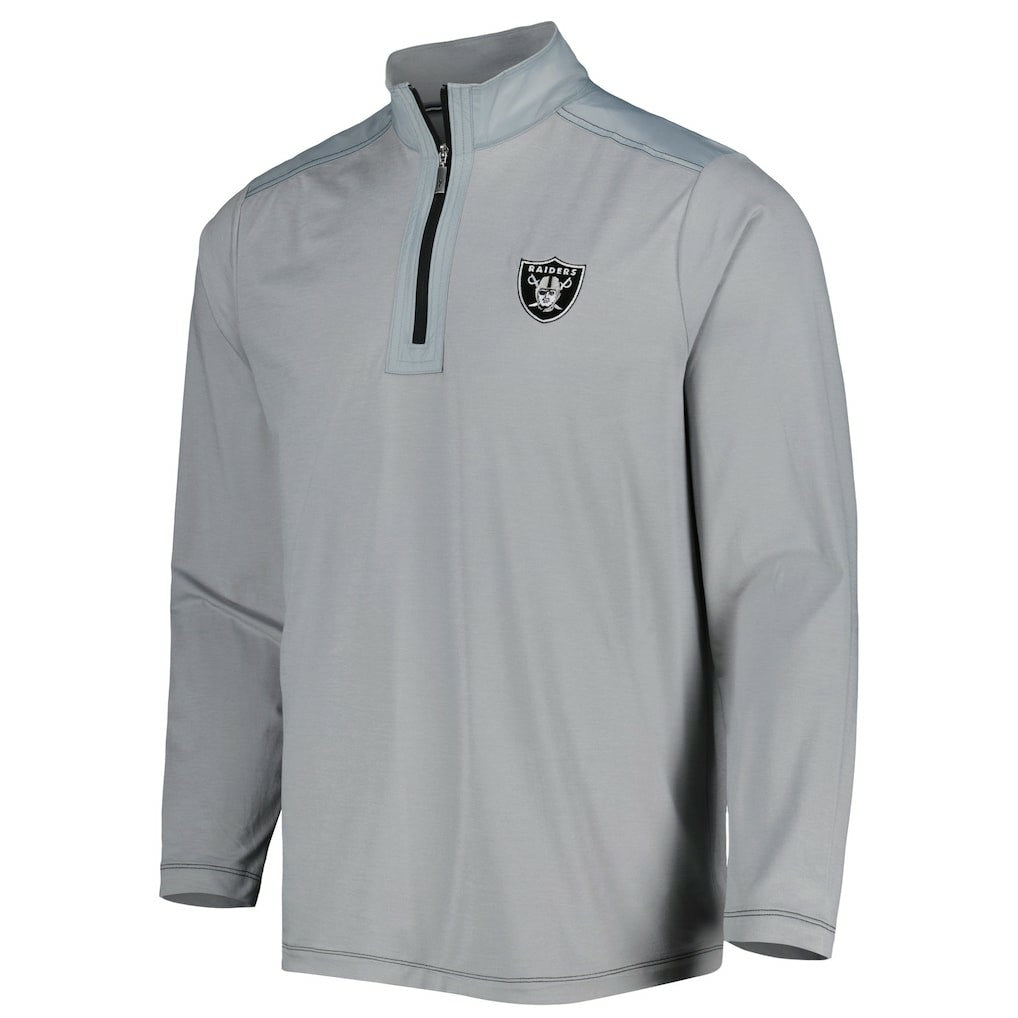 Las Vegas Raiders Tommy Bahama On Deck IslandZone Half-Zip Jacket
