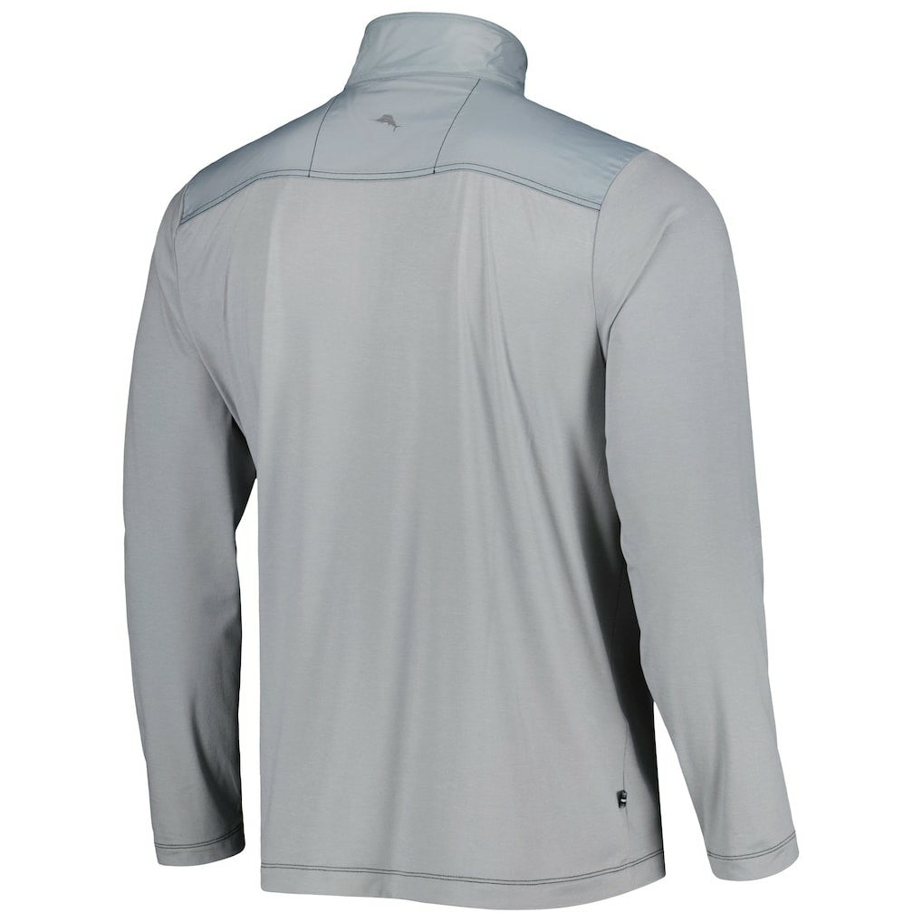 Las Vegas Raiders Tommy Bahama On Deck IslandZone Half-Zip Jacket
