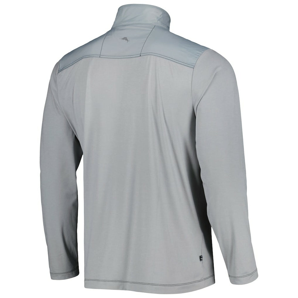 Las Vegas Raiders Tommy Bahama On Deck IslandZone Half-Zip Jacket