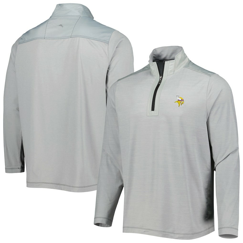 Minnesota Vikings Tommy Bahama On Deck IslandZone Half-Zip Jacket