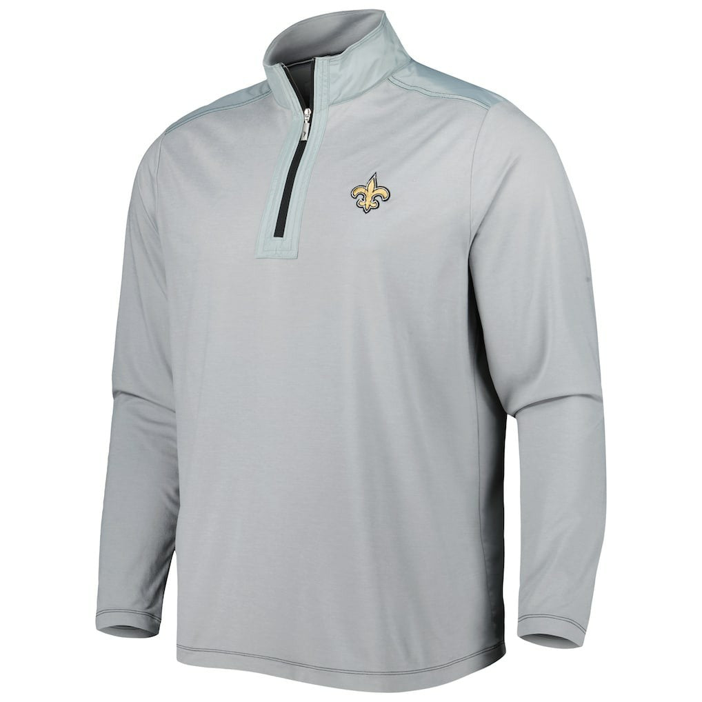 New Orleans Saints Tommy Bahama On Deck IslandZone Half-Zip Jacket