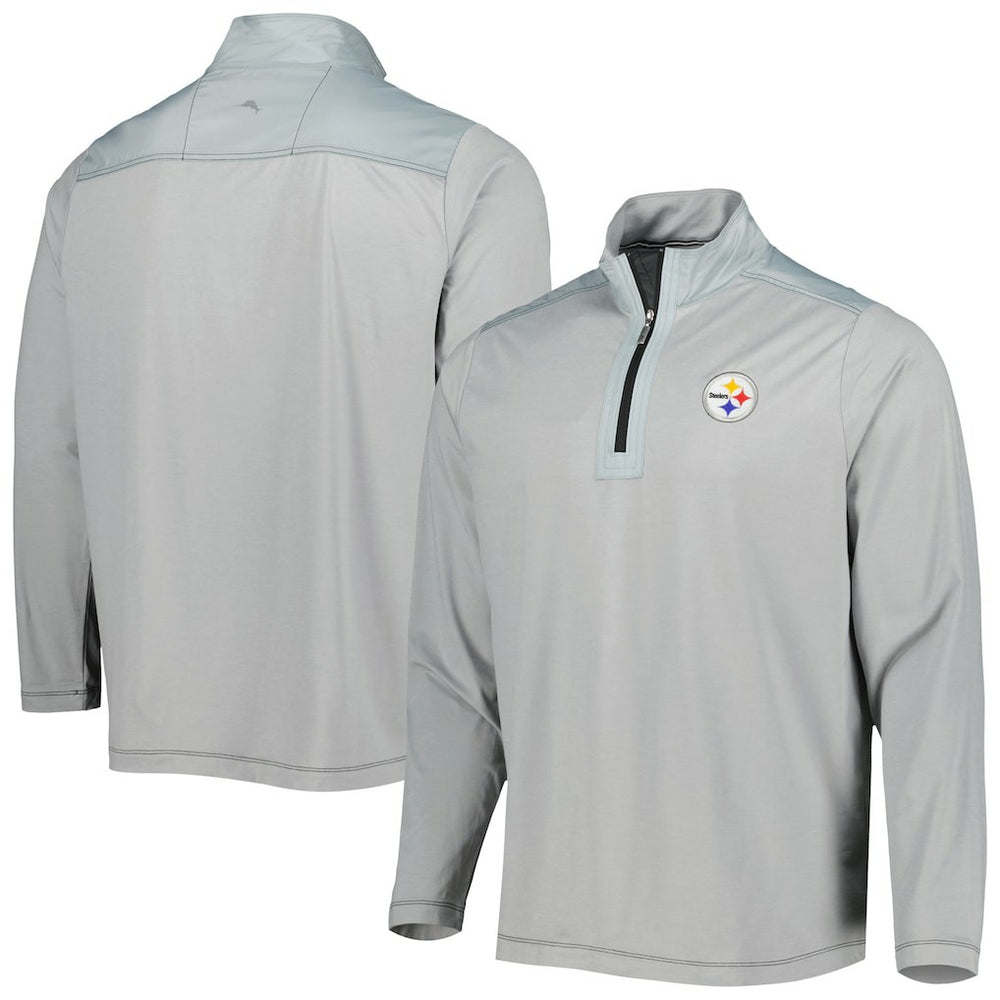 Pittsburgh Steelers Tommy Bahama On Deck IslandZone Half-Zip Jacket
