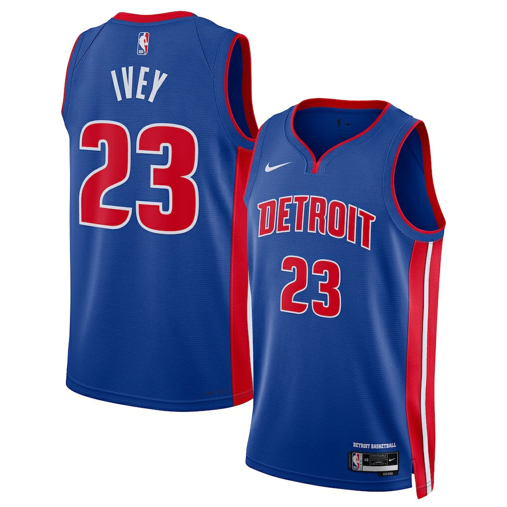 Jaden Ivey Detroit Pistons Unisex 2022 NBA Draft First Round Pick Swingman Jersey sale Online