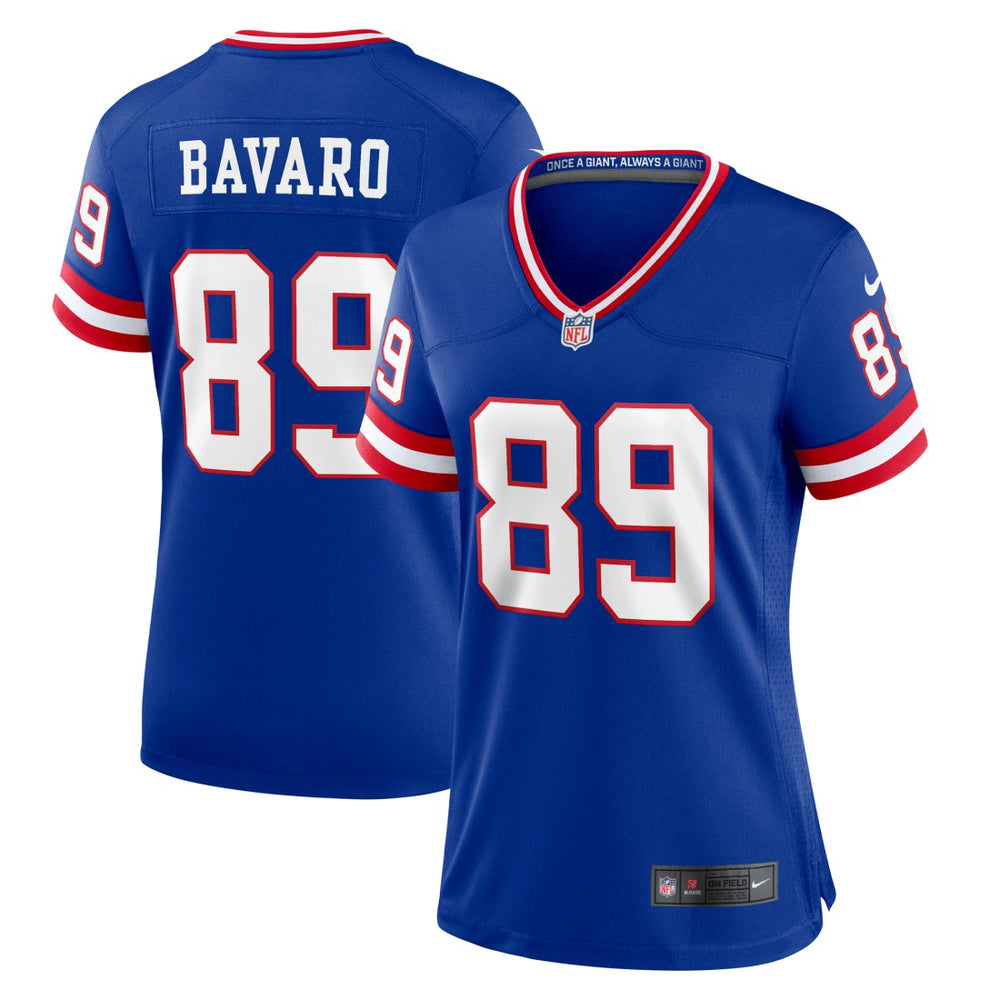 New York Giants Nike Mark Bavaro  Women's Classic Retired Player Game Jersey