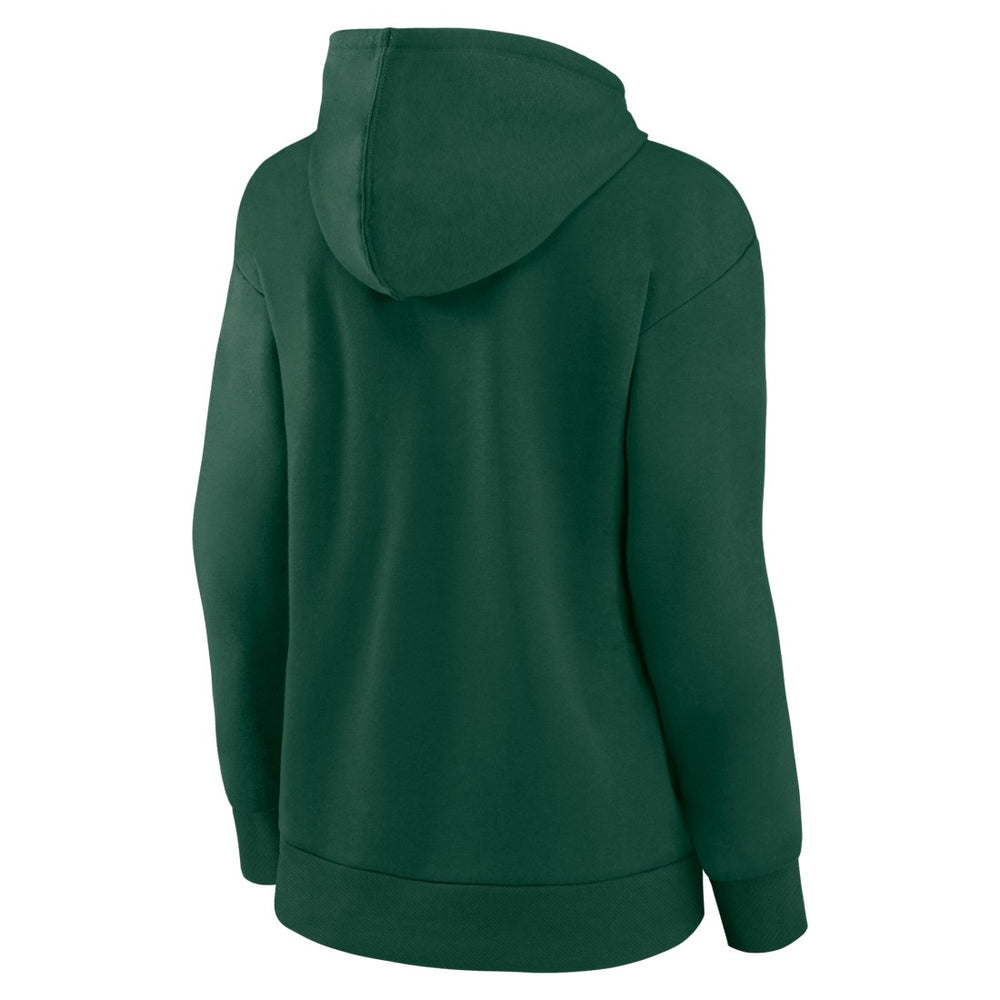 Green Bay Packers Fanatics Women's Team Logo Victory Script Pullover Hoodie