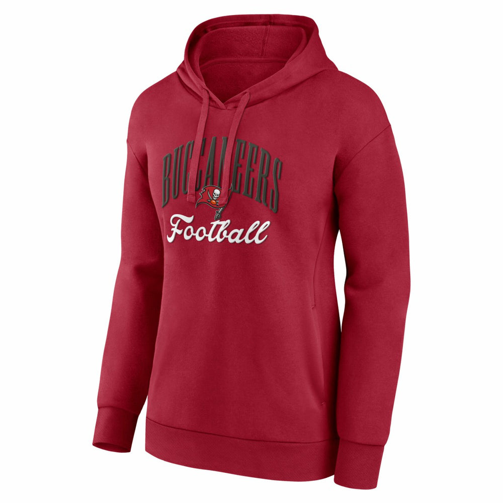 Tampa Bay Buccaneers Fanatics Women's Team Logo Victory Script Pullover Hoodie