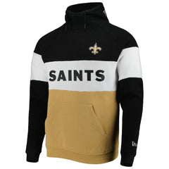 New Orleans Saints New Era Colorblock Current Pullover Hoodie