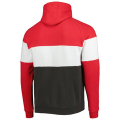 Tampa Bay Buccaneers New Era Colorblock Current Pullover Hoodie