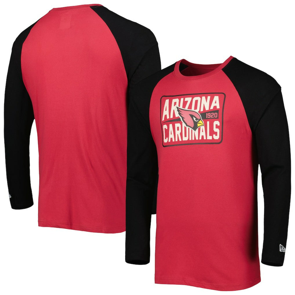 Arizona Cardinals New Era Current Raglan Long Sleeve T-Shirt