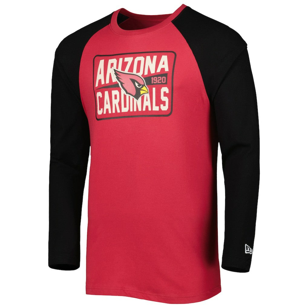 Arizona Cardinals New Era Current Raglan Long Sleeve T-Shirt