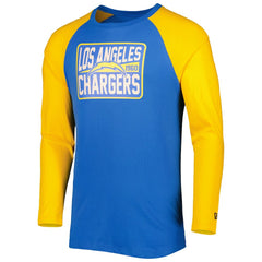 Los Angeles Chargers New Era Current Raglan Long Sleeve T-Shirt