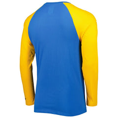 Los Angeles Chargers New Era Current Raglan Long Sleeve T-Shirt