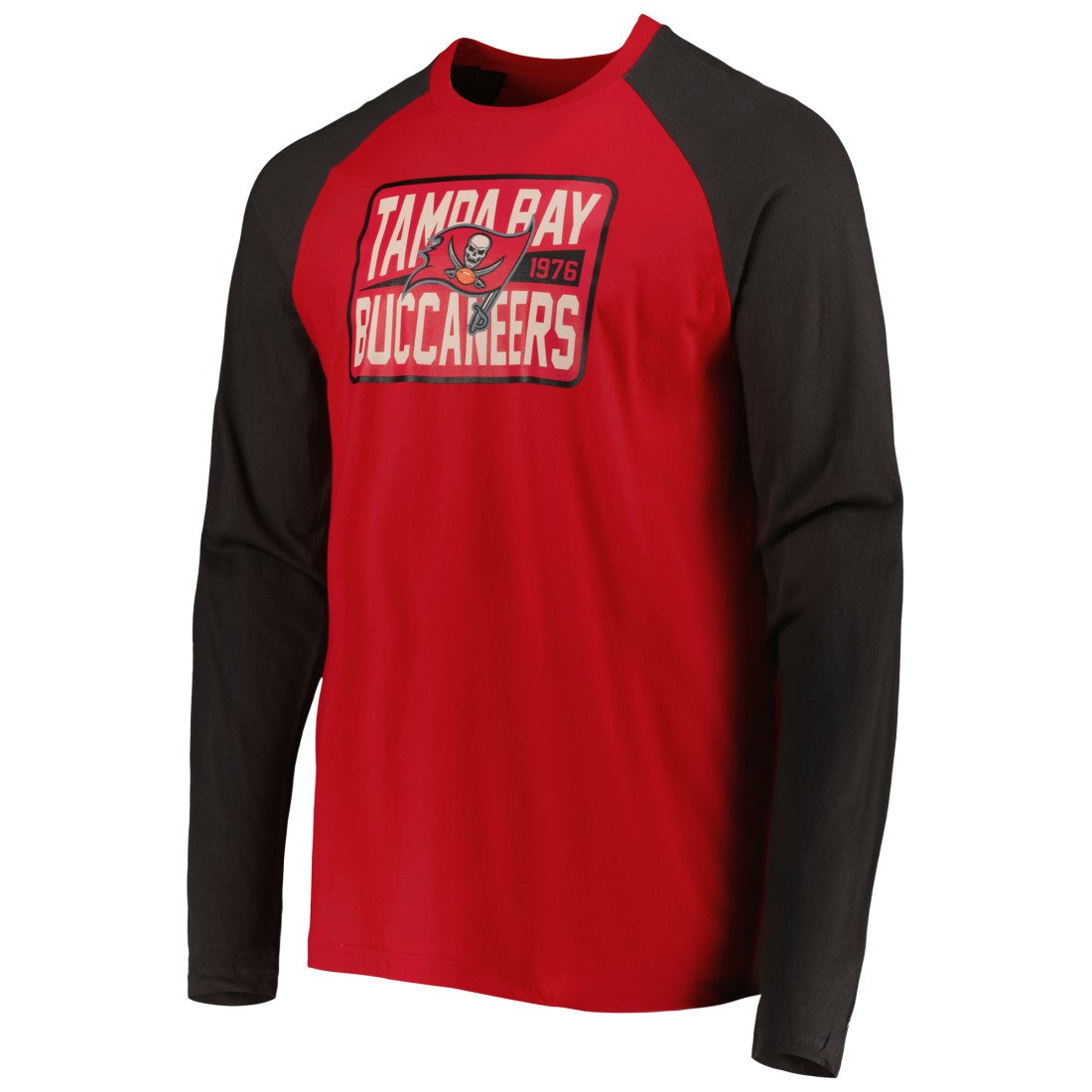 Tampa Bay Buccaneers New Era Current Raglan Long Sleeve T-Shirt