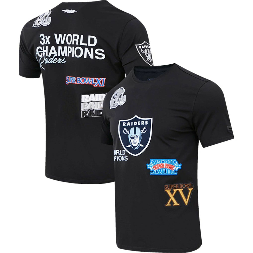 Las Vegas Raiders Champion Pro Standard ship T-Shirt
