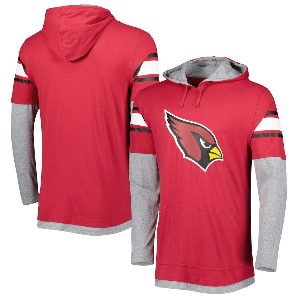 Arizona Cardinals New Era Long Sleeve Hoodie T-Shirt