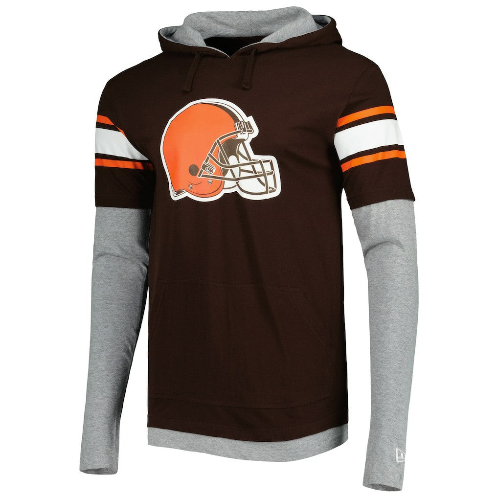 Cleveland Browns New Era Long Sleeve Hoodie T-Shirt