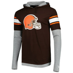 Cleveland Browns New Era Long Sleeve Hoodie T-Shirt