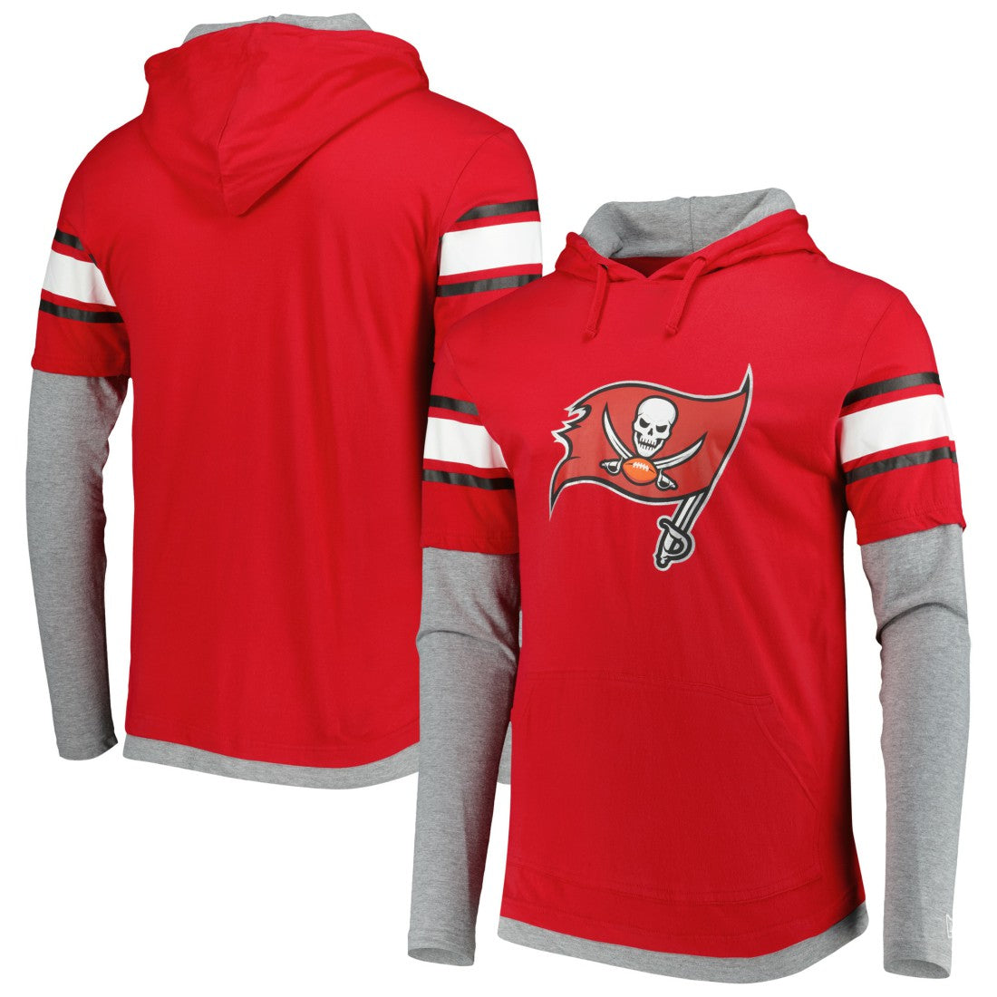 Tampa Bay Buccaneers New Era Long Sleeve Hoodie T-Shirt