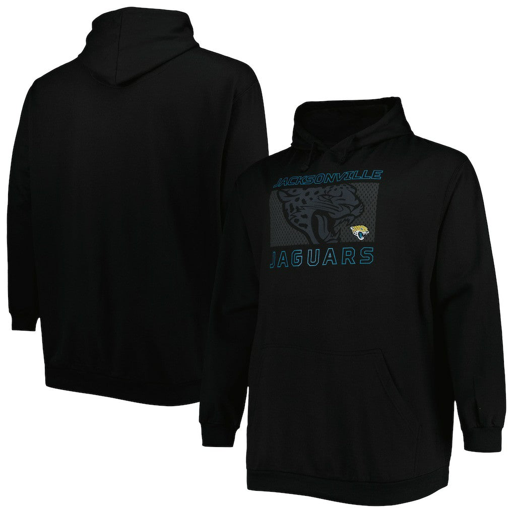 Jacksonville Jaguars Fanatics Big & Tall Pop of Color Pullover Hoodie