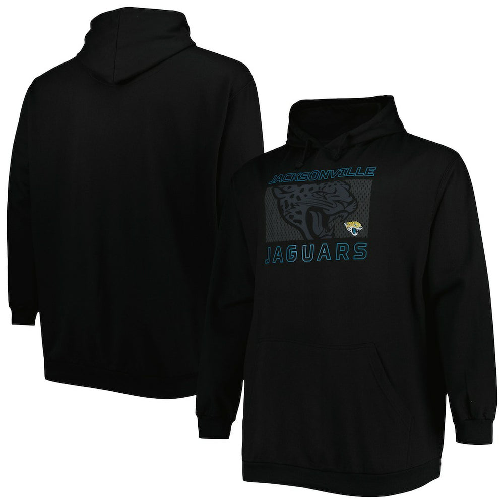 Jacksonville Jaguars Fanatics Big & Tall Pop of Color Pullover Hoodie