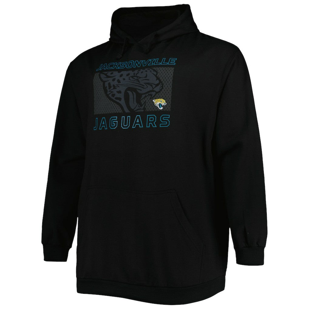 Jacksonville Jaguars Fanatics Big & Tall Pop of Color Pullover Hoodie