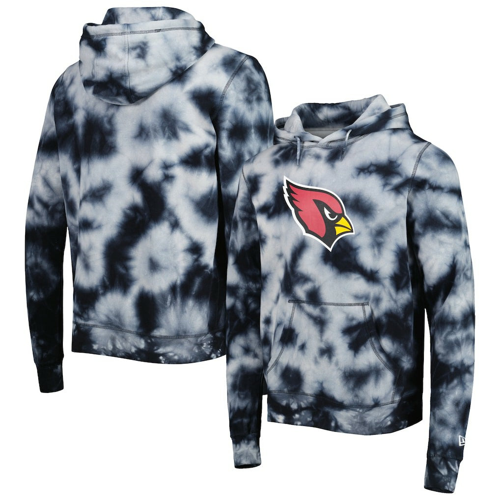 Arizona Cardinals New Era Team Tie-Dye Pullover Hoodie