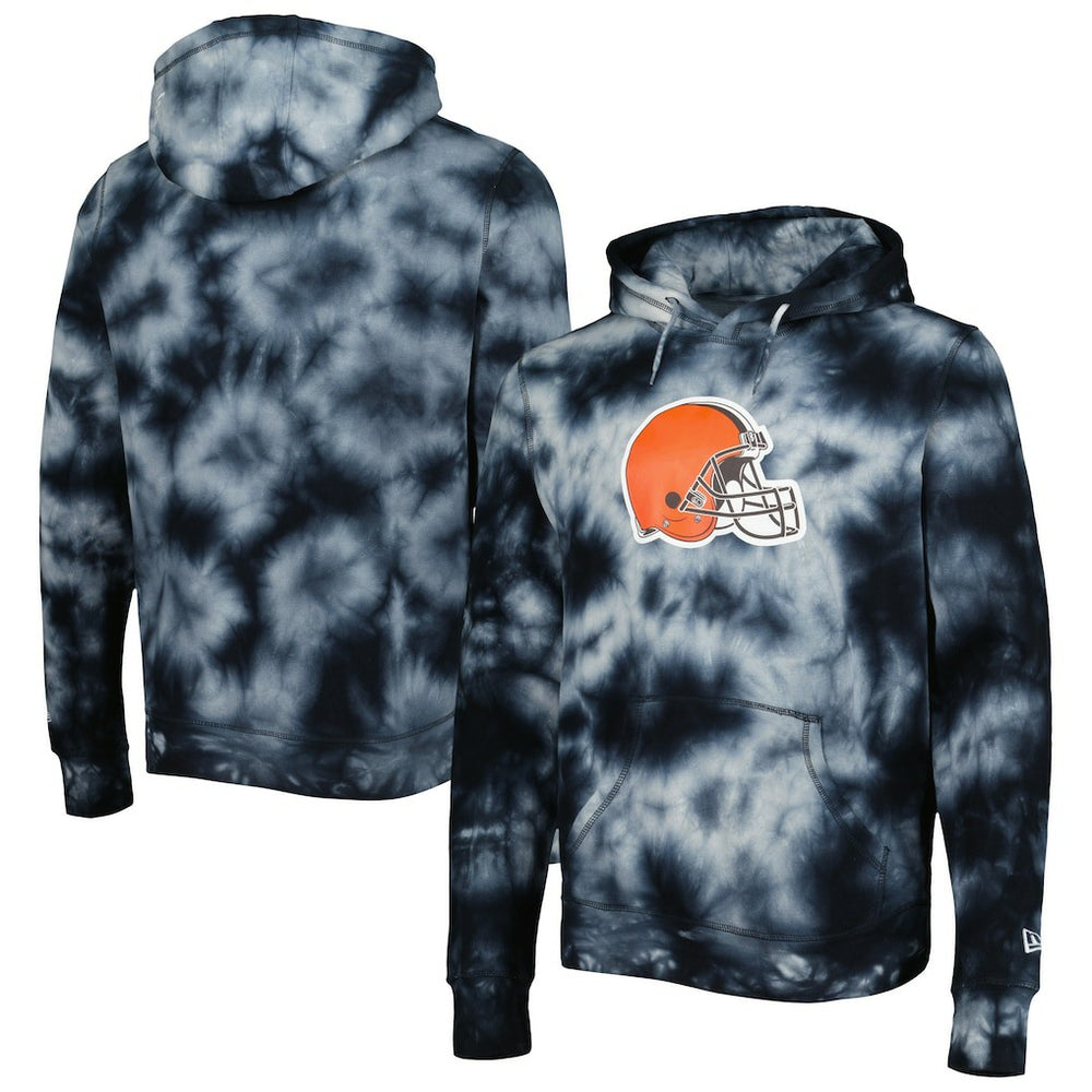 Cleveland Browns New Era Team Tie-Dye Pullover Hoodie
