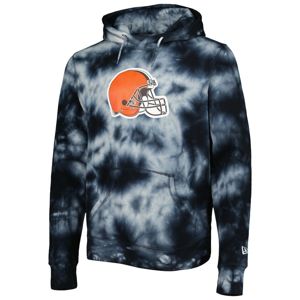 Cleveland Browns New Era Team Tie-Dye Pullover Hoodie