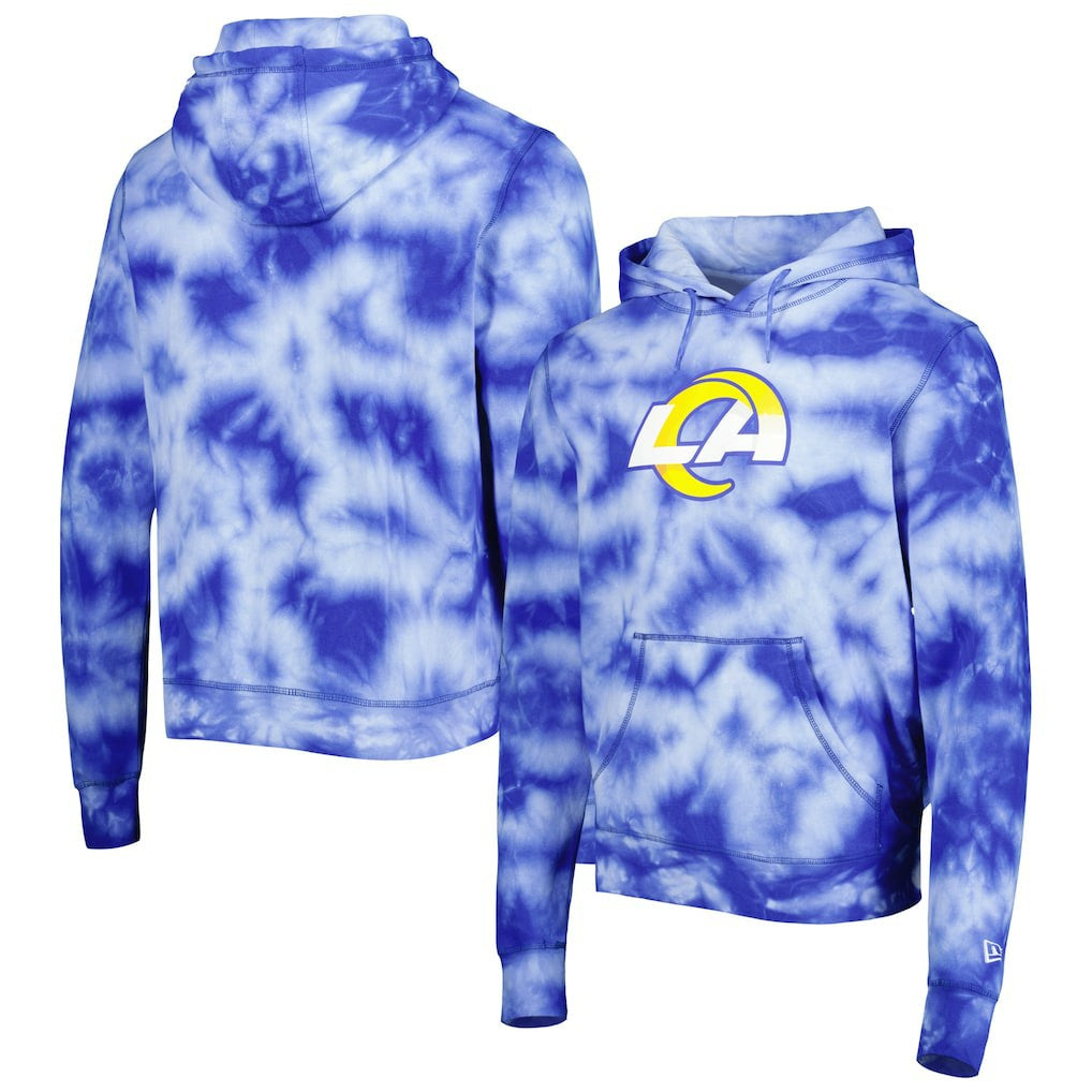 Los Angeles Rams New Era Team Tie-Dye Pullover Hoodie