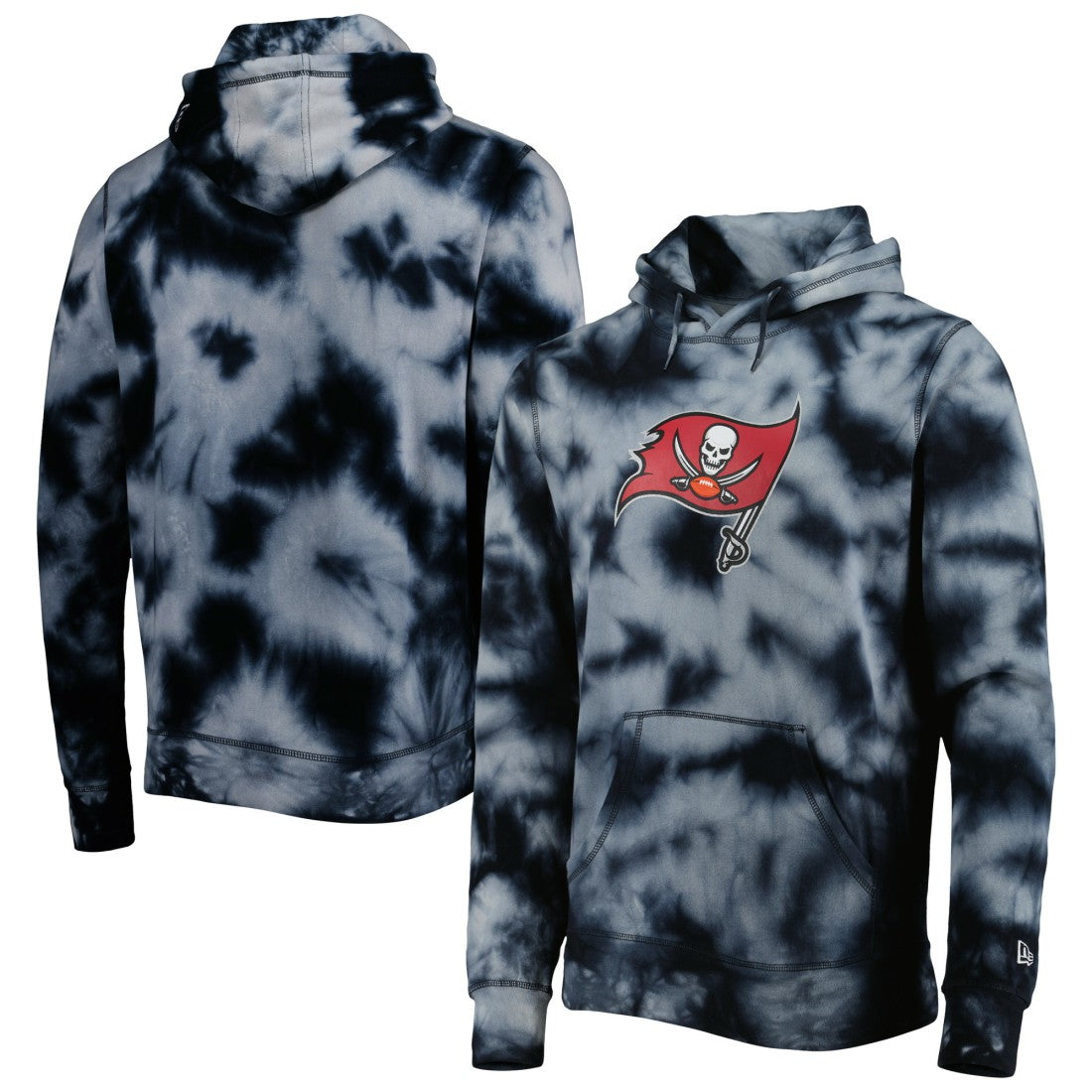 Tampa Bay Buccaneers New Era Team Tie-Dye Pullover Hoodie