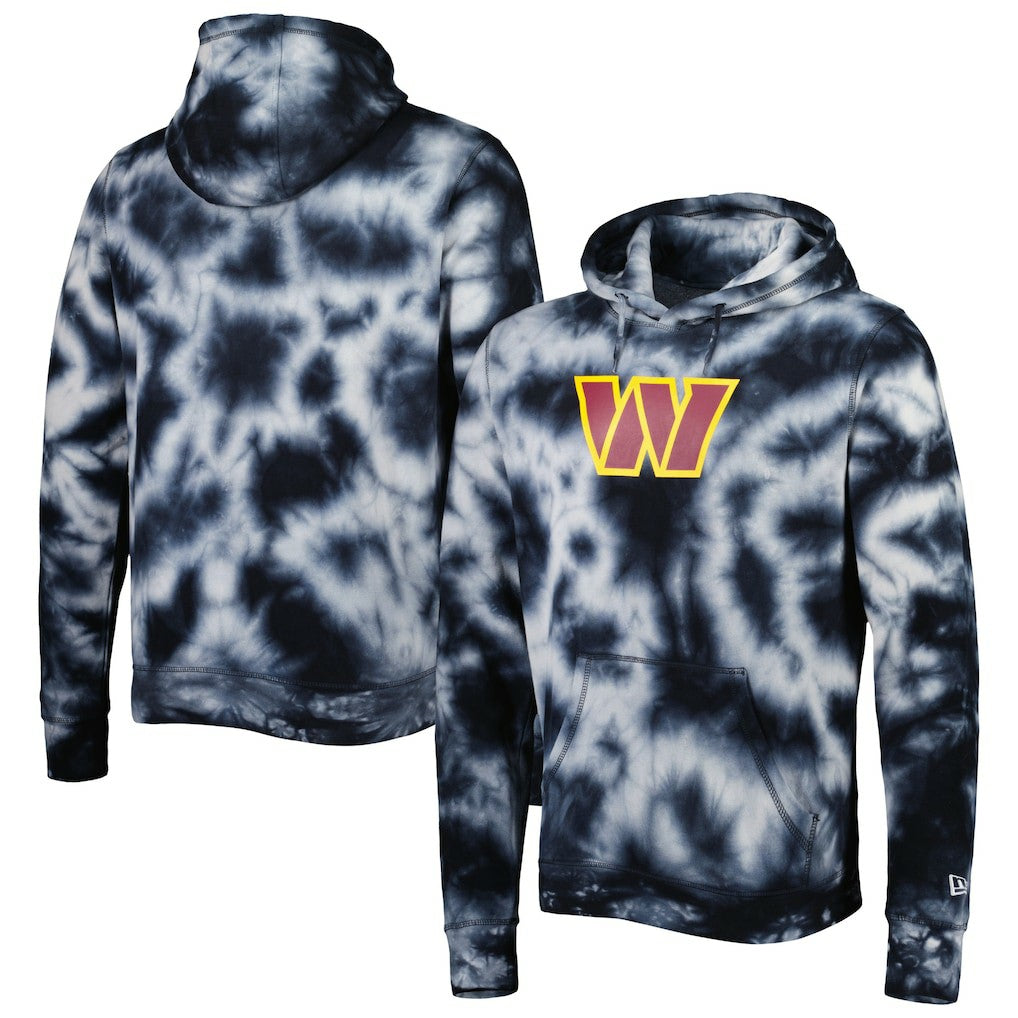 Washington Commanders New Era Team Tie-Dye Pullover Hoodie