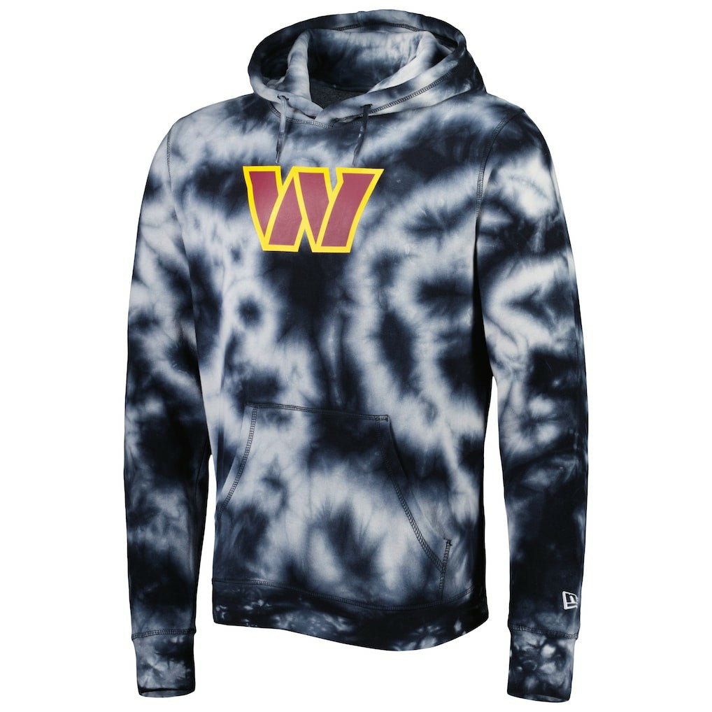 Washington Commanders New Era Team Tie-Dye Pullover Hoodie