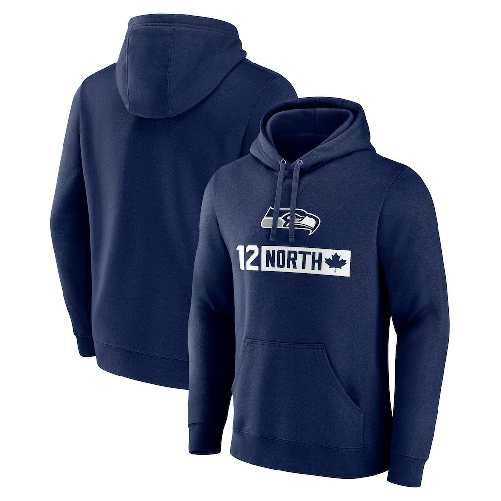 Seattle Seahawks  12 North Pullover Hoodie