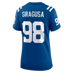 Indianapolis Colts Nike Tony Siragusa  Women's Game Retired Player Jersey