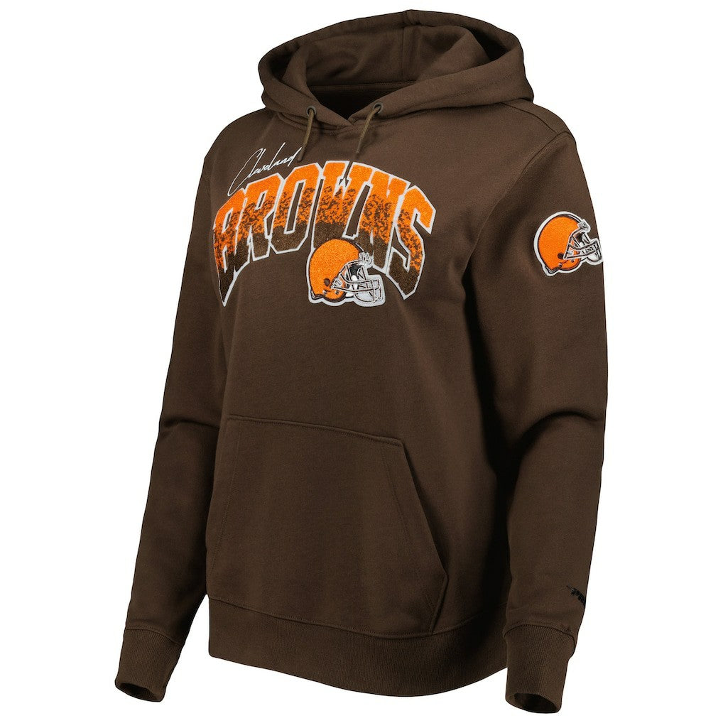 Cleveland Browns  Pro Standard Women's Local Patch Pullover Hoodie