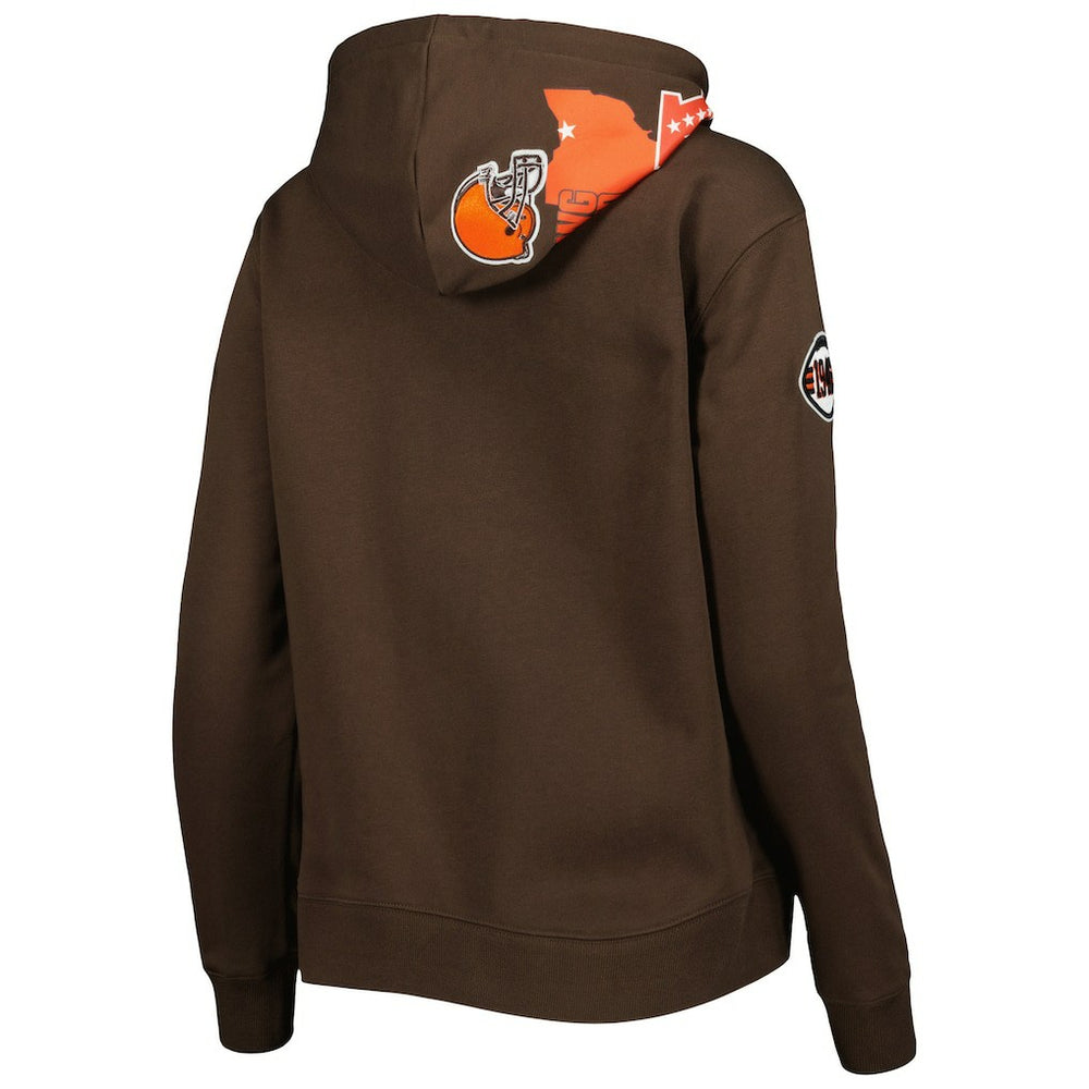 Cleveland Browns  Pro Standard Women's Local Patch Pullover Hoodie